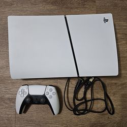 Playstation 5 with controller