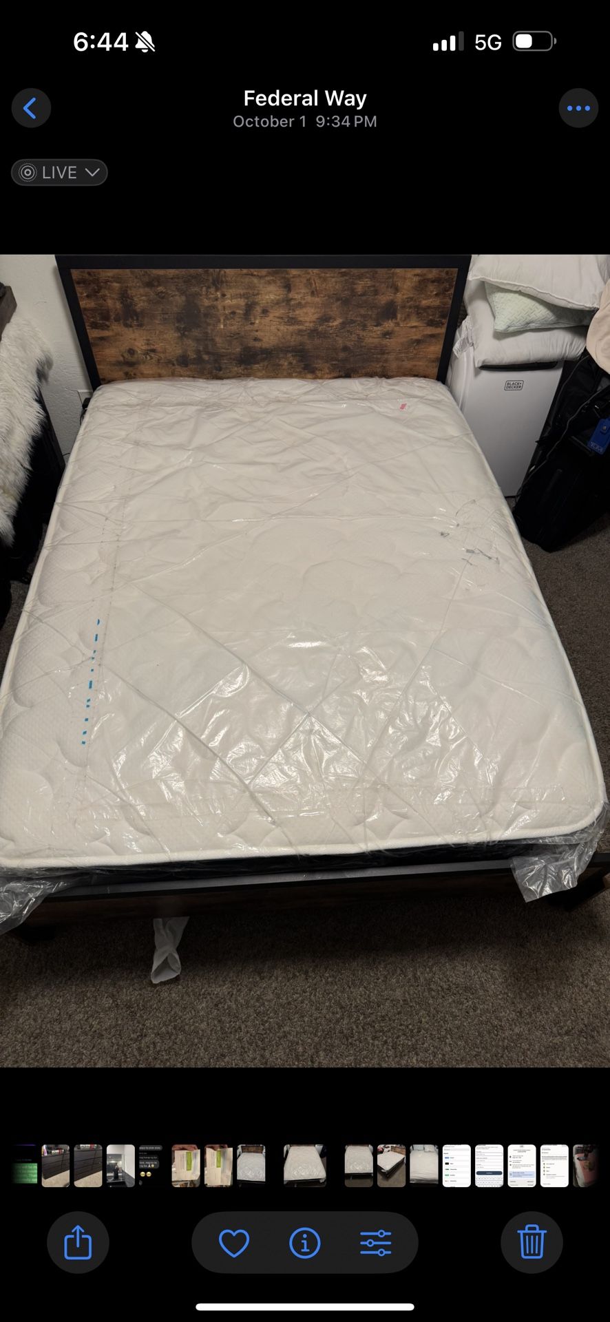 Queen Bed & Frame Set