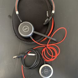 Jabra Evolve Wired Profession Headset With Microphone 