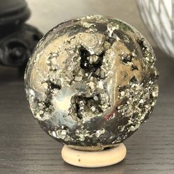 Pyrite Sphere - 1.97 In