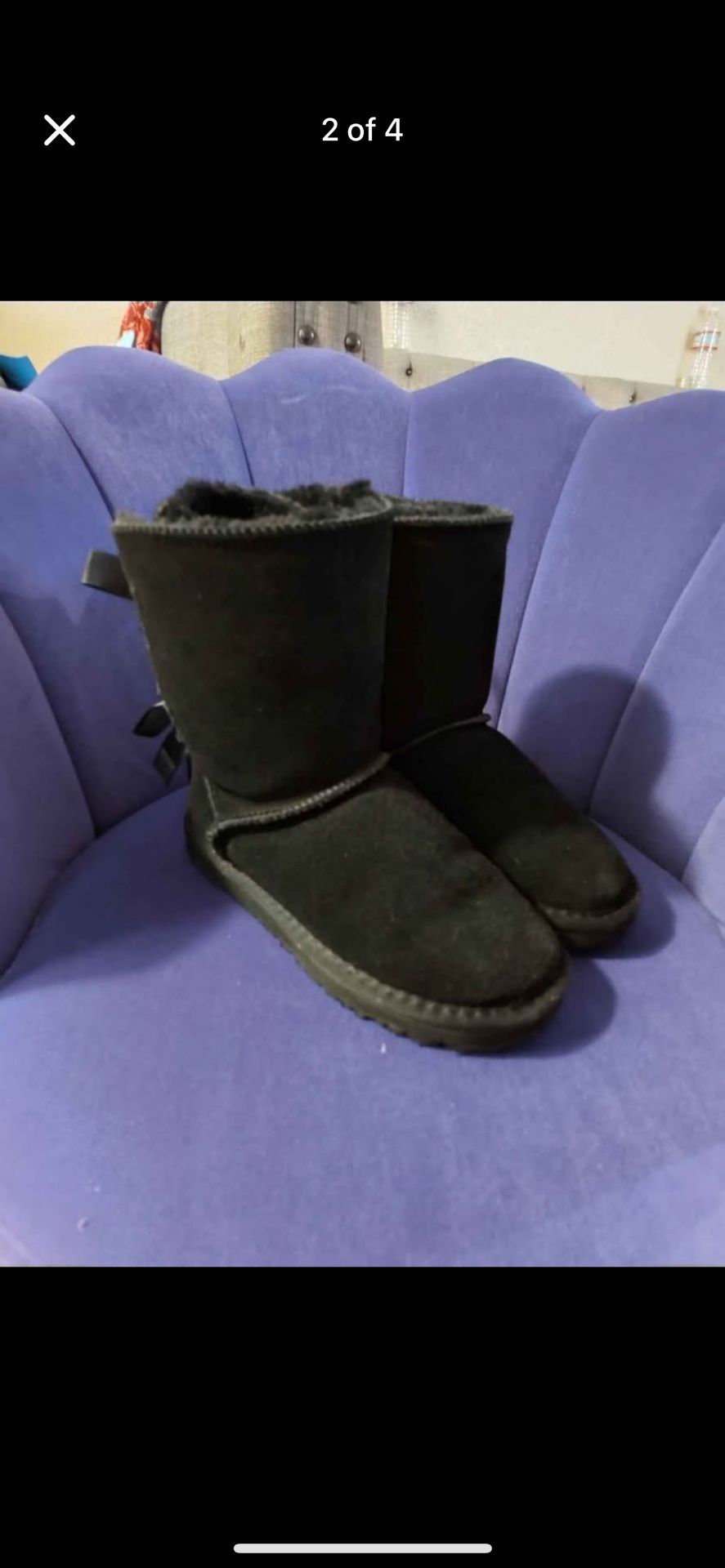 Kid Black UGG Boots