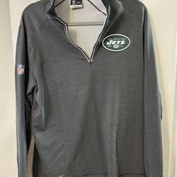 Men’s Quarter-zip Long Sleeve Shirt - NY Jets