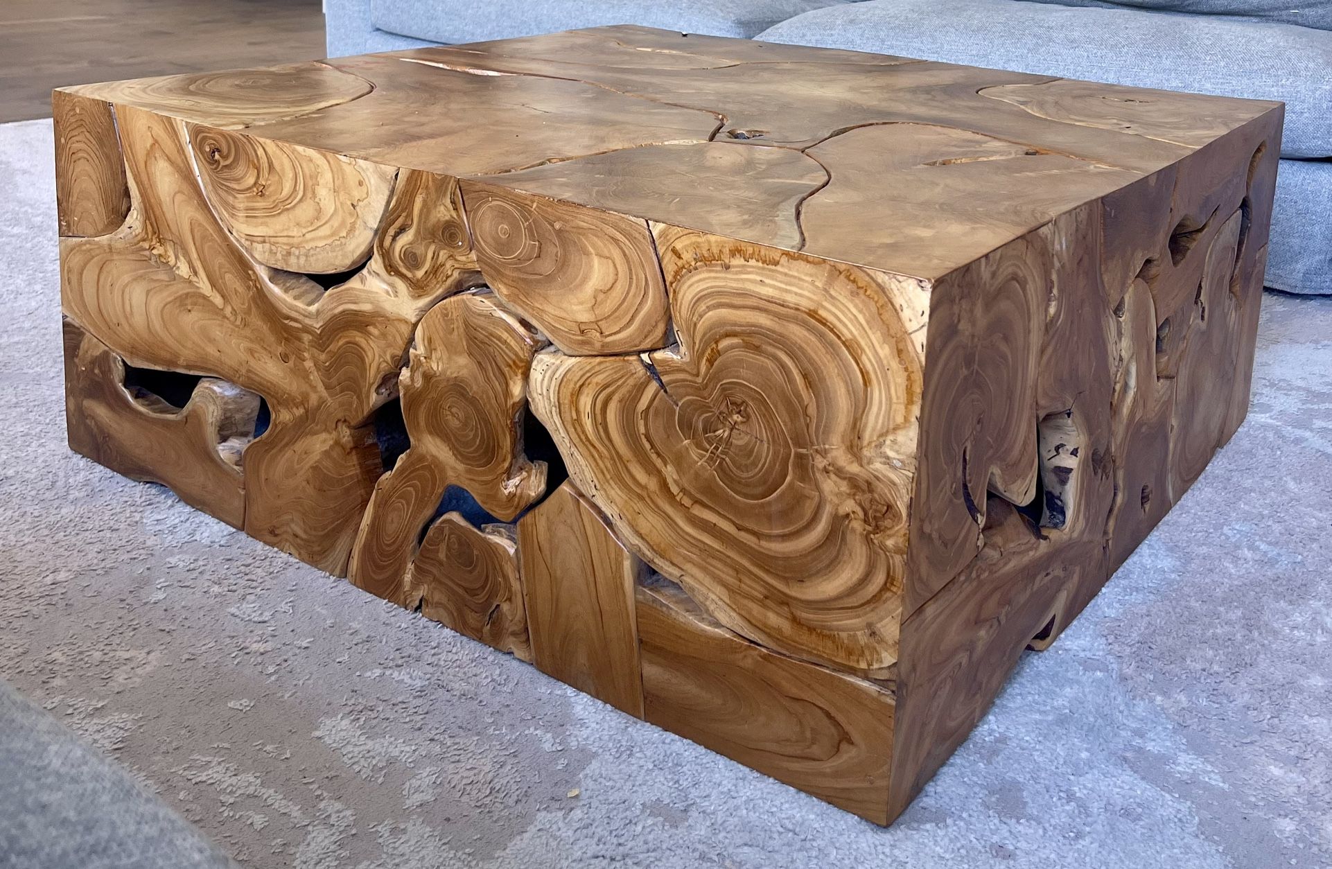 Teak Wooden Coffee Table Square