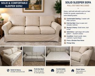 Heavy Duty Sleeper Sofa / Pull Out Bed