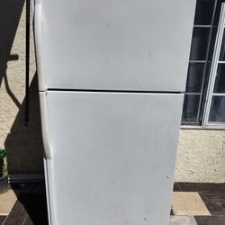 White refrigerator, used, everything works perfectly