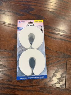 Door Pinch Guards 6-Pack — Soft Foam, Baby-Proof Doors, New