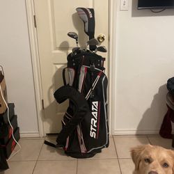 Strata Golf Bag And Clubs