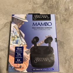 Santana Mambo Wireless Earbuds With Charging Case