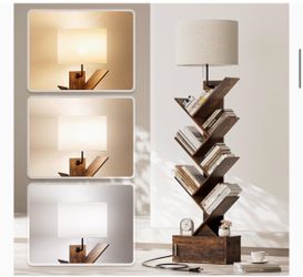 Tree Bookshelf with Light, 6 Tier