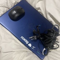 Blue hp Laptop 14 