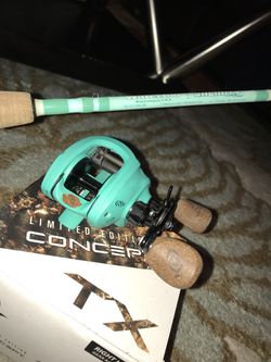 Selling a combo Waterloo Salinity rod and a Concept +13 fishing TX edition  casting reel for $425. Only used it twice. for Sale in Pharr, TX - OfferUp