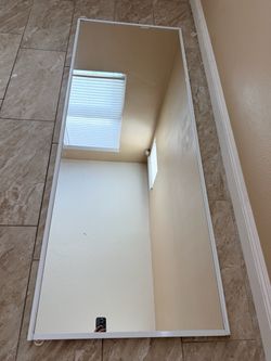 One pc Standard mirror sliding closet door