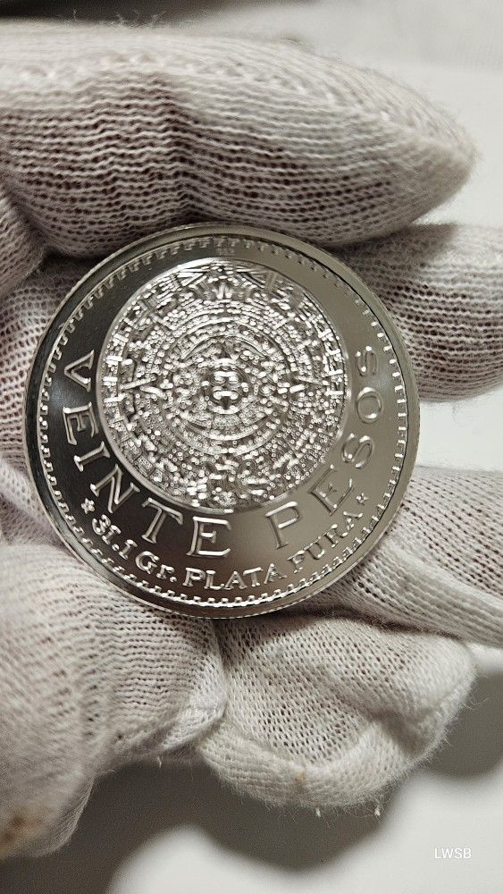2025 Mexico 20 Pesos 1917 Mexican Tribute 1 oz Silver BU ORDER now Limited Quantity