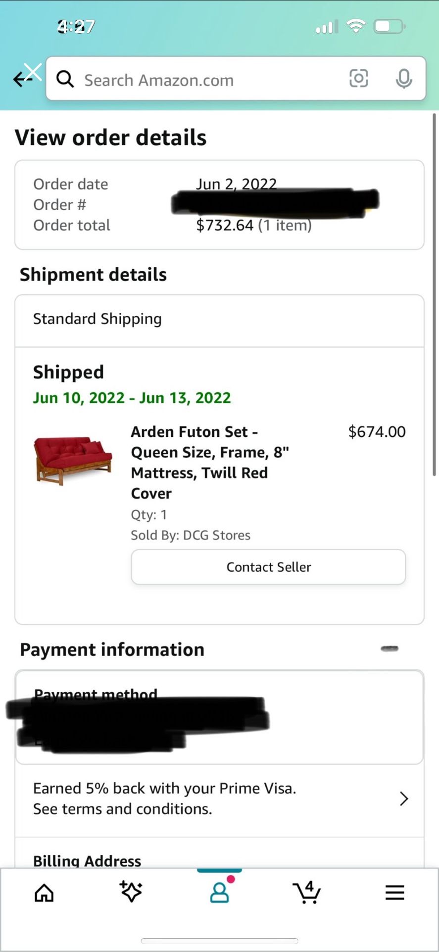 Queen Futon/Bed