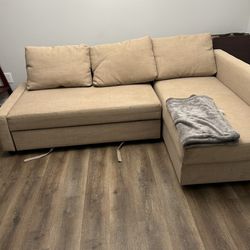 Sleeper Sectional Couch/Sofa with Storage 