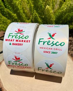 CUSTOM BOPP LABELS FOR BUSINESS advertising Cups Drinks Hydro Flasks Cosmetics Party Goody Bags