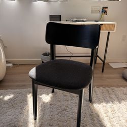 West Elm Black Chair
