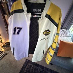 Wilson NASCAR Leather jacket. 