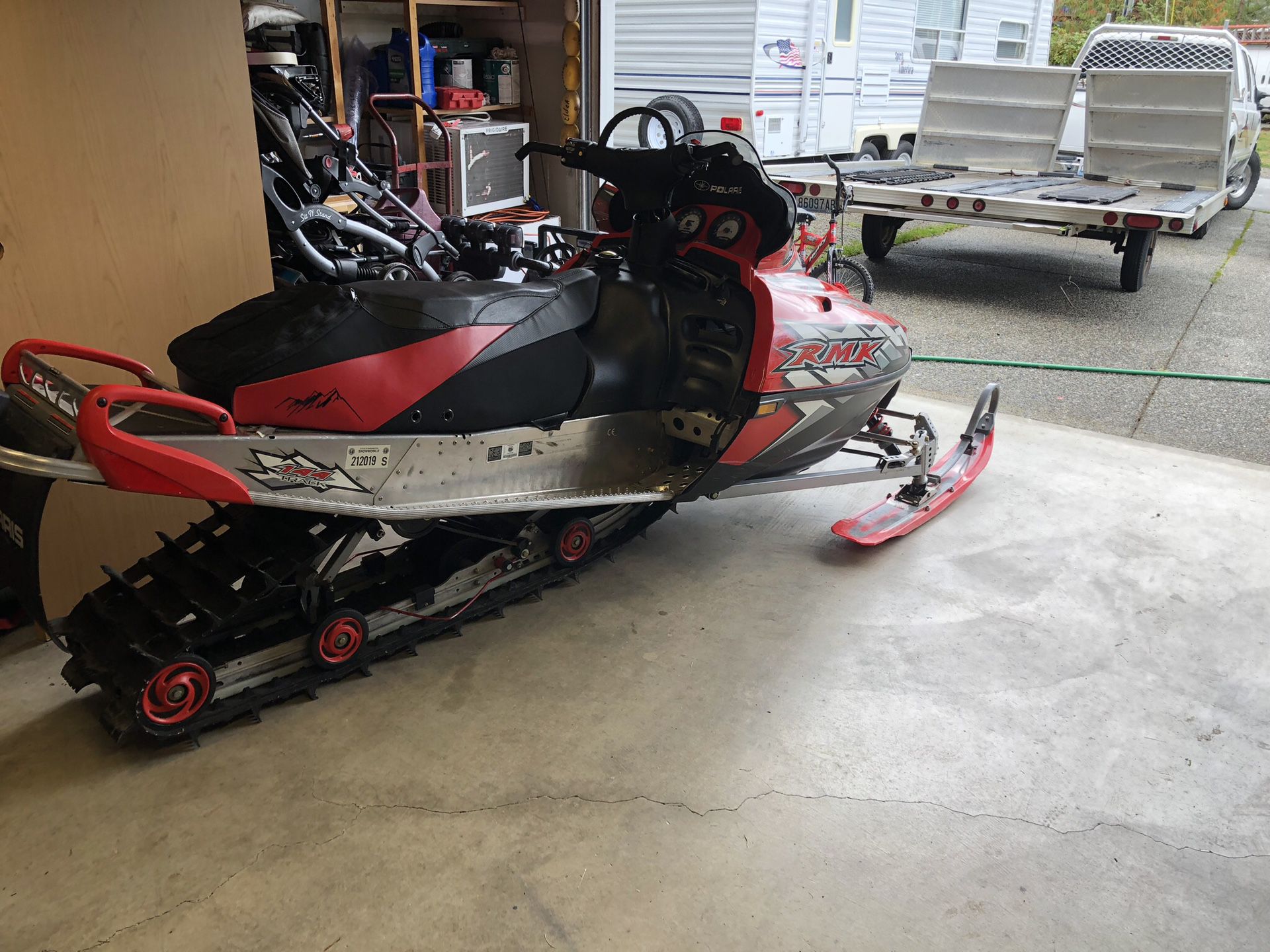 2 Snowmobile trailer package