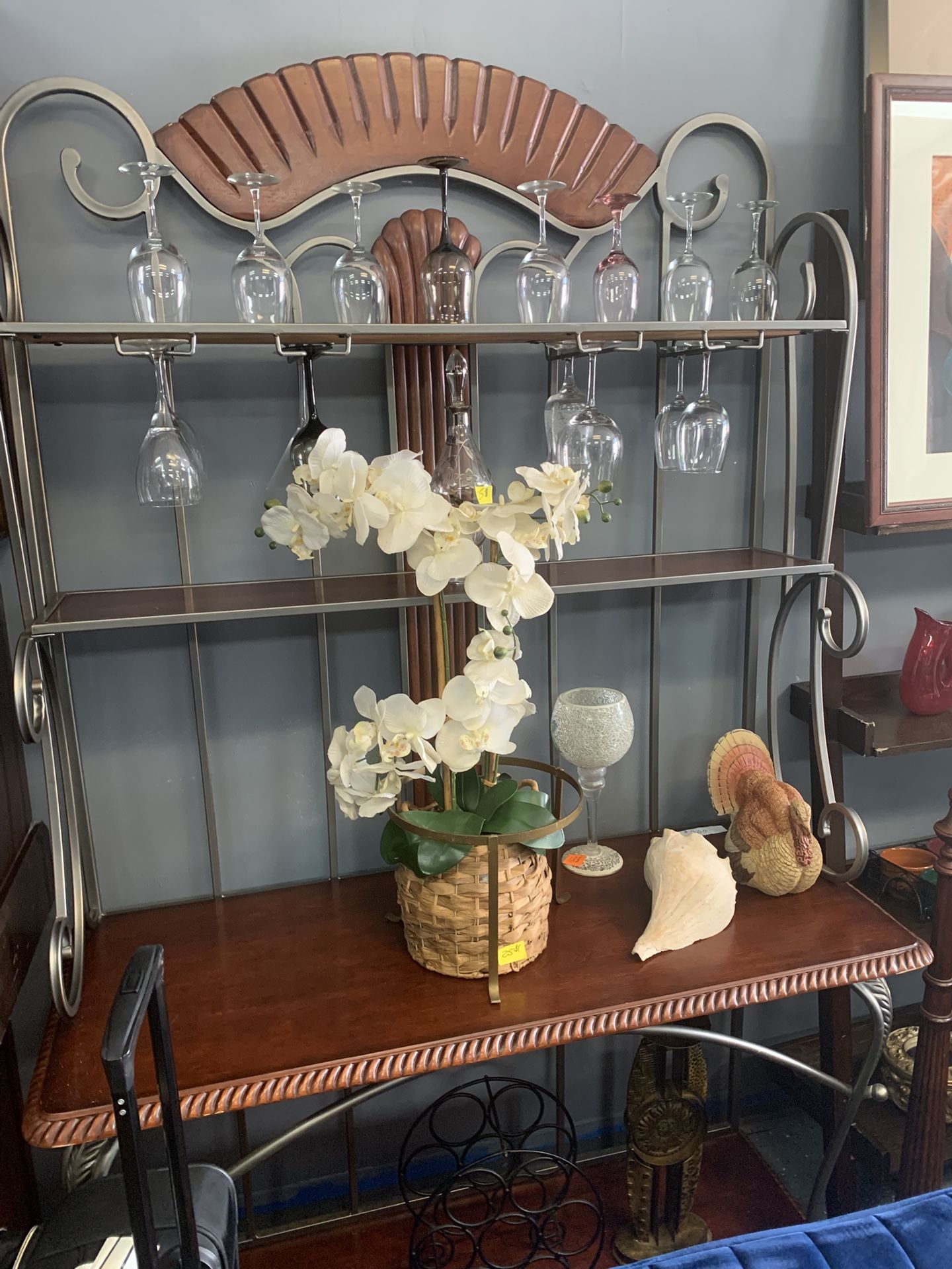 Tall Wood Rack