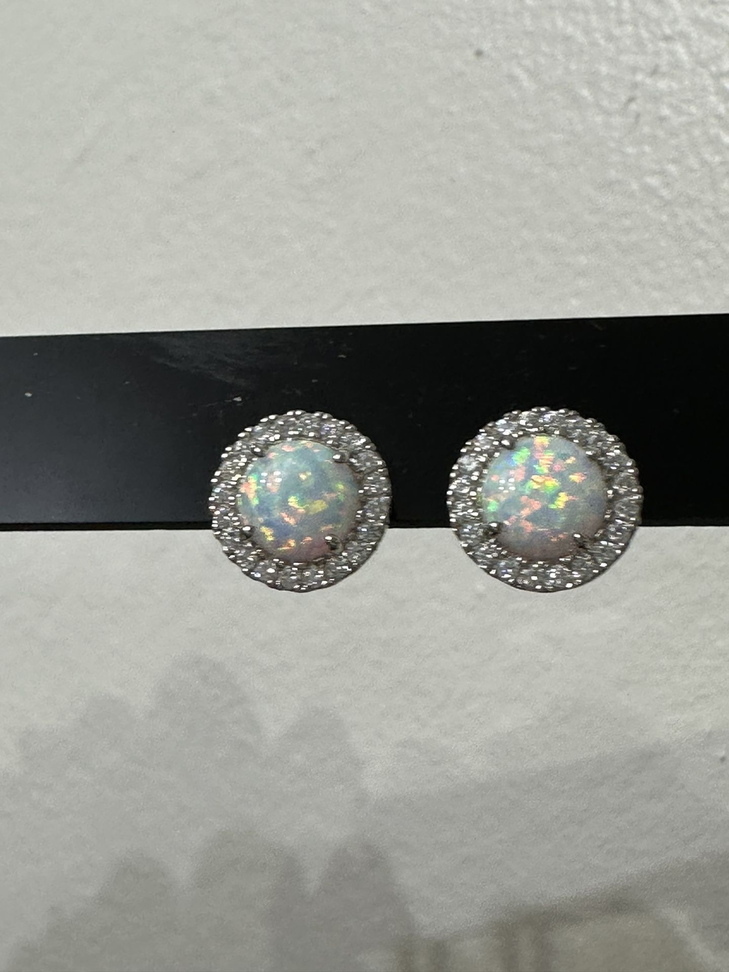925 Silver Opal Earrings,All Products : American Fashion Style Bags On Sale