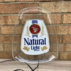 Vintage Natural Light Beer Sign 