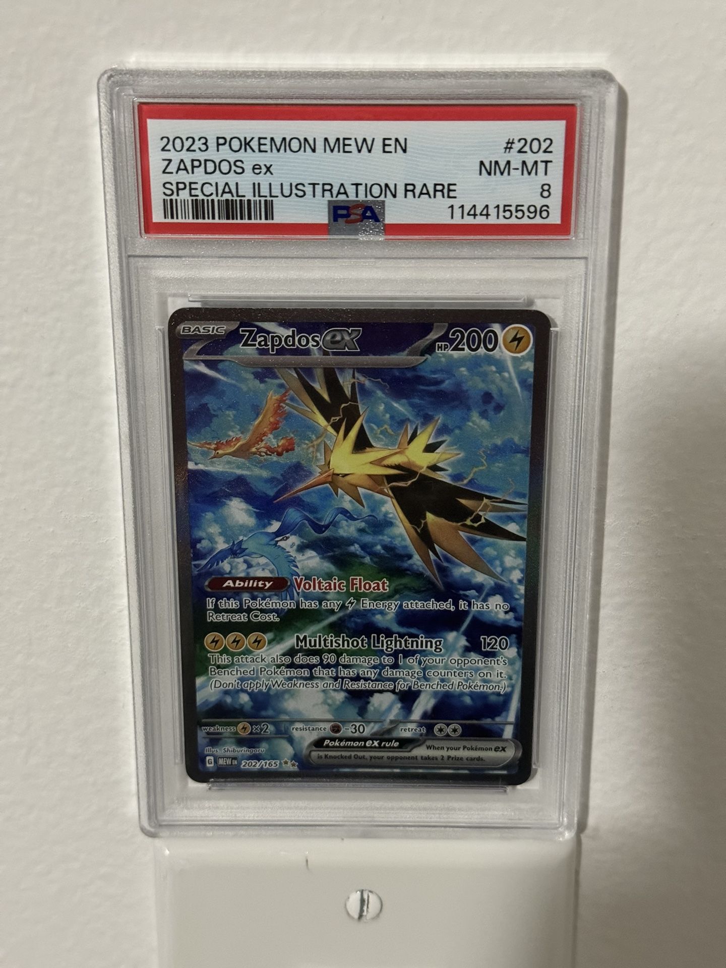 Pokemon Zapdos And Alakazam PSA 8