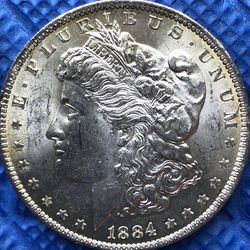 1884-O 90% Silver Morgan Dollar