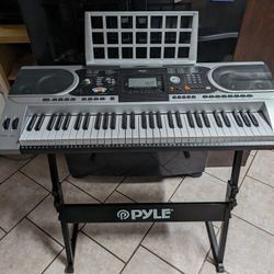 Pyle Keyboard Piano Elite Upgraded Model With Sustain Pedal And Stand 