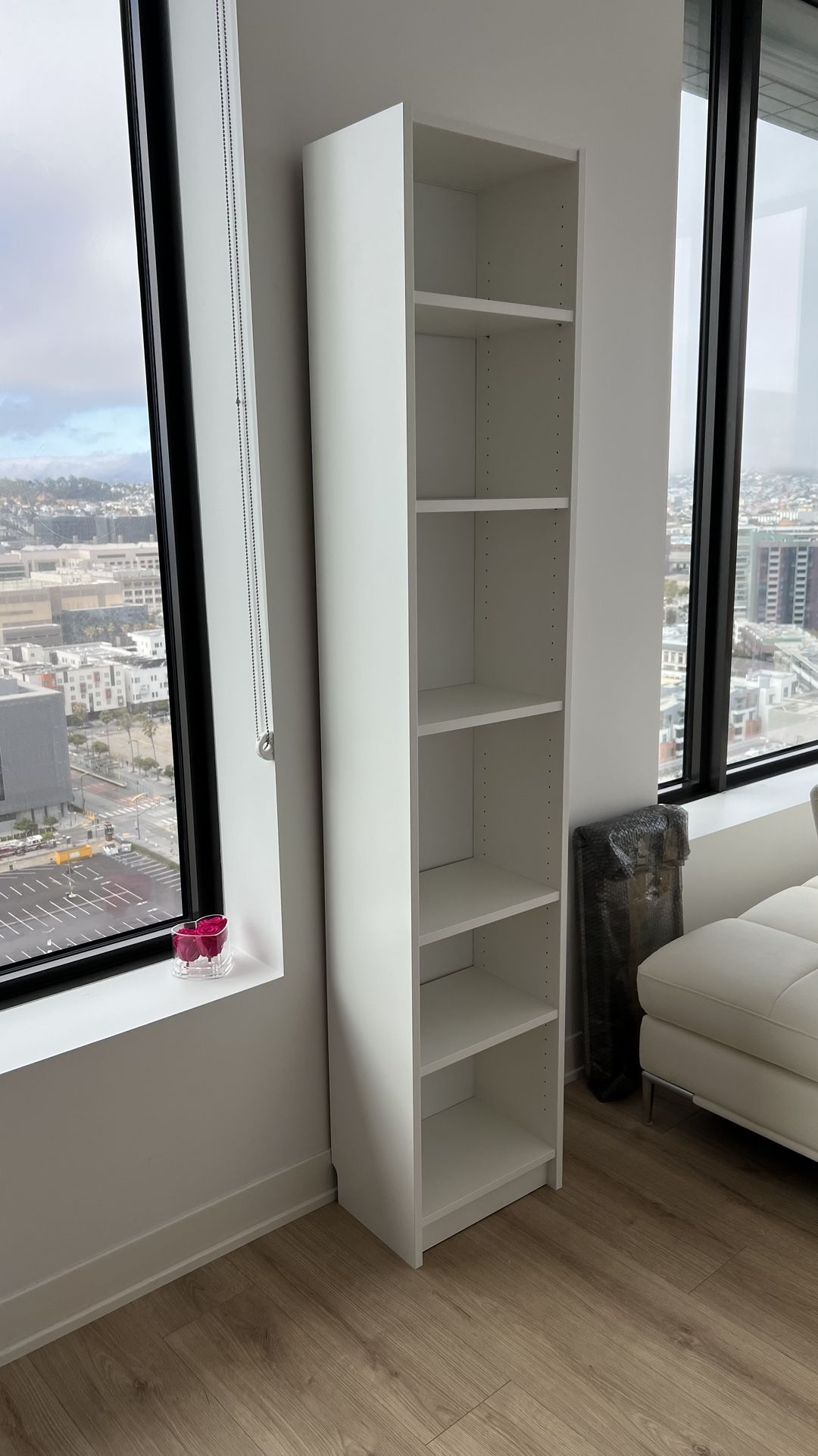 IKEA Billy (tall slim white bookcase) 