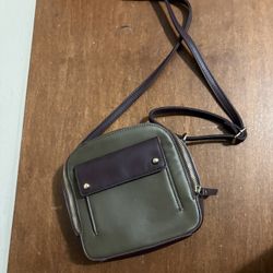 Green and Purple Crossbody Bag