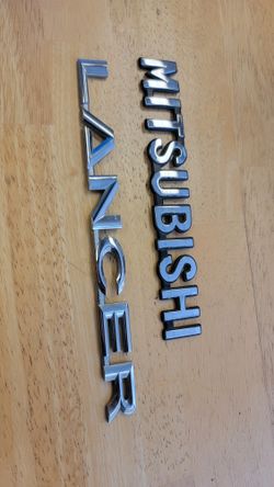 Mitsubishi Lancer Emblem Badge 