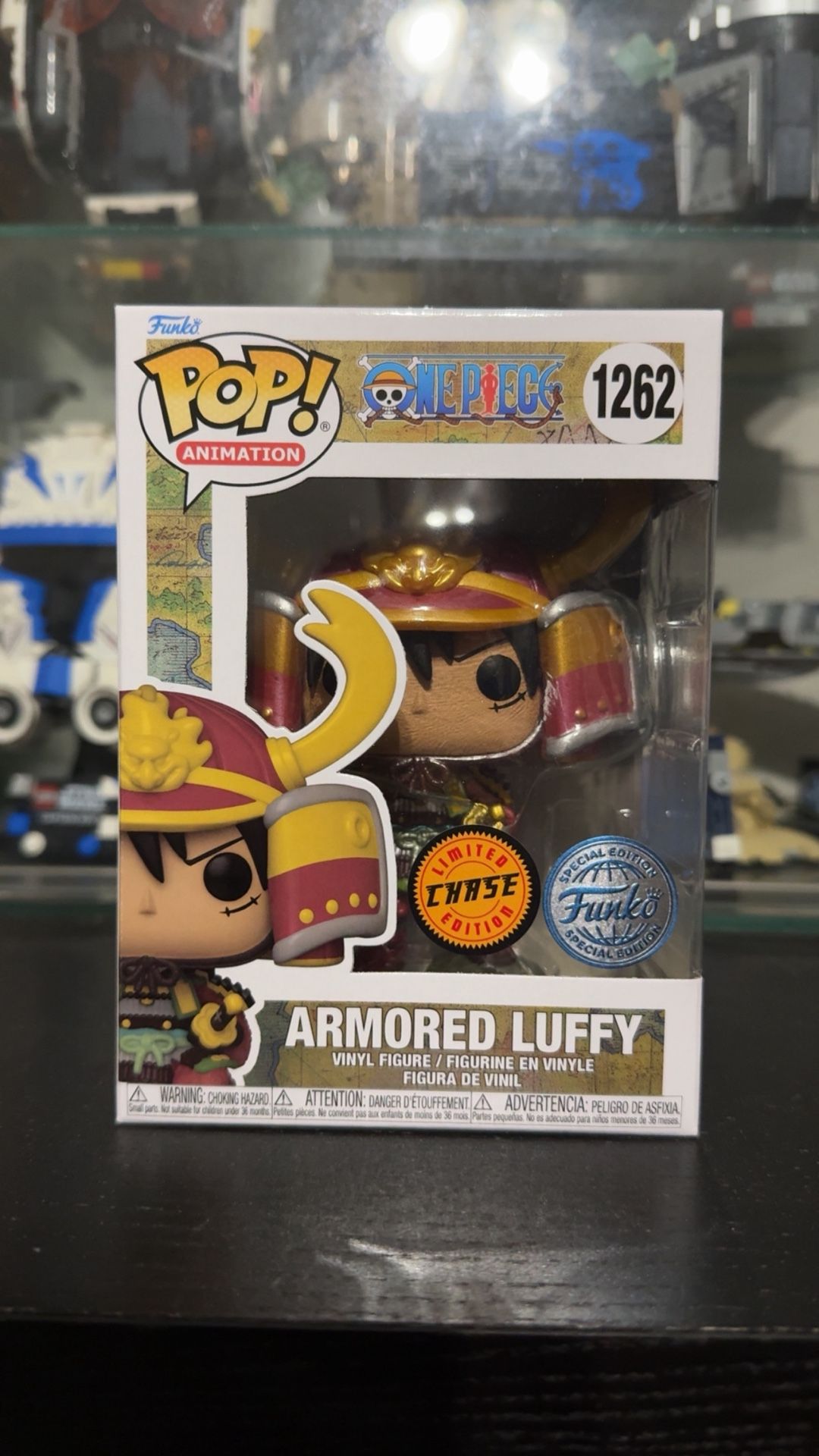 Funko Pop #1262 Armored Luffy Chase (Funko SE Sticker)