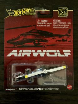 Hot Wheels Premium Airwolf Helicopter Pop Culture 