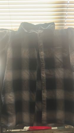 Fb county quarter zip flannel and blue flannel