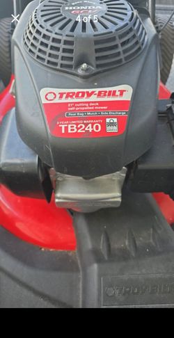 Troy bilt lawn mower self propelled