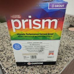 Prism grout brand new paid $50 antique white