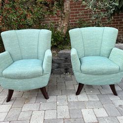 Modern Pair Of Armchairs / Sofa Chairs 