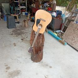 Wood Stand Handmade Art