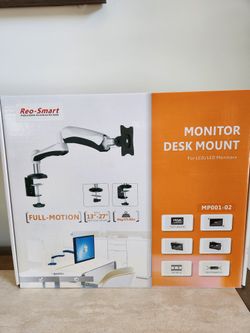 Monitor Desk Mount For LCD/ LED Monitor Fit 13" To 27"