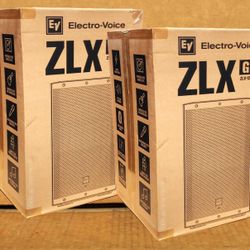 Electro-Voice ZLX Series Powered Speakers 12 Inch PA System 2000 Watts ZLX-12P-G2 Bluetooth Package 🚨Payment Options Available🚨 No Credit Needed 🚨 