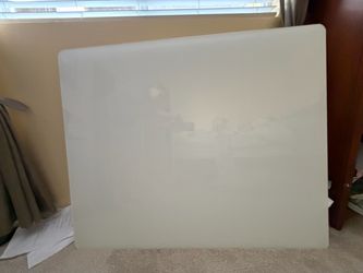Large White Glass Dry Erase Board