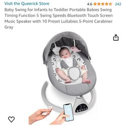 Bluetooth Portable Baby Swing (Retails $219)