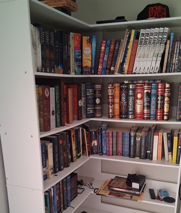 Corner Bookshelf