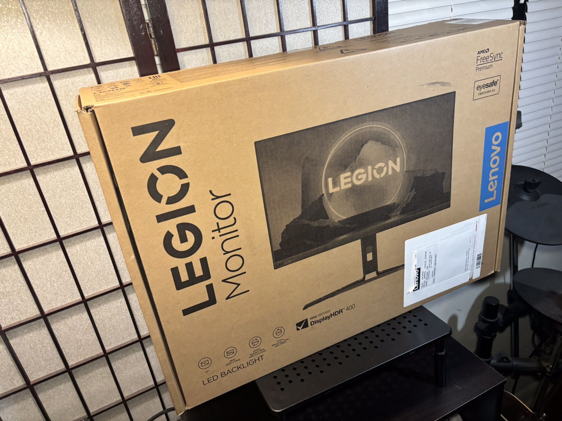 NEW/SEALED Lenovo Legion Y27qf-30 Gaming Monitor, 27” QHD Display, 250Hz, 0.5ms Response