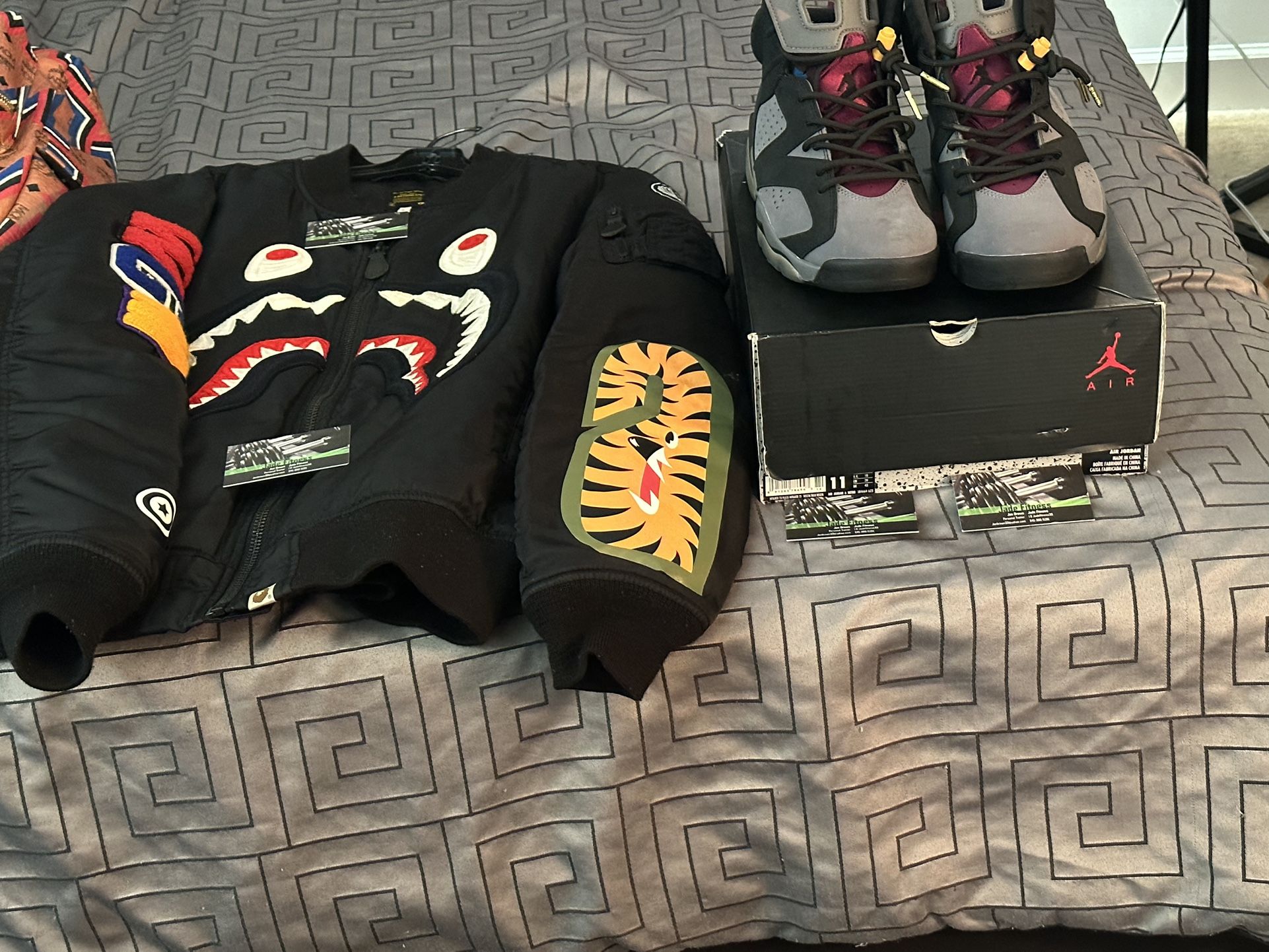 Bape Jacket & Nike Jordans