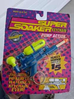 Keychain Water Gun Toy