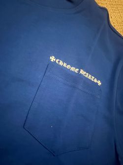 Blue chrome tee