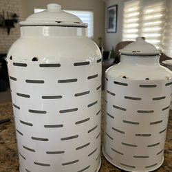 Storage Tin Canisters Farmhouse