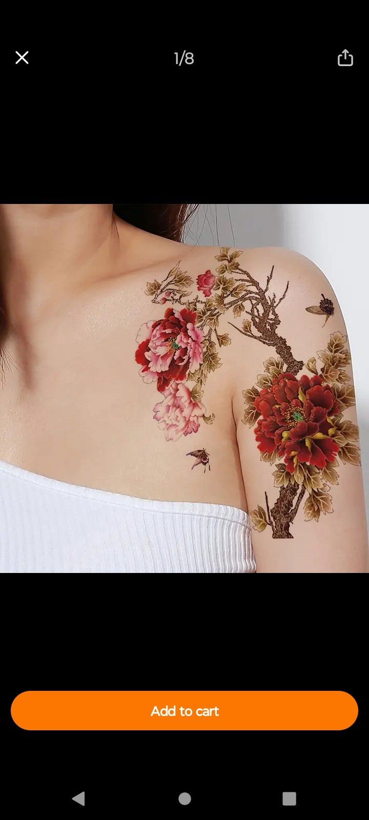 Peony Flower Tattoo